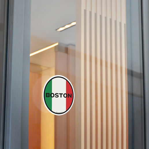 Italian Boston Round Vinyl Stickers (Outdoor/Indoor- 3 sizes)