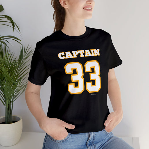 Captain 33 - Soft Unisex Jersey Short Sleeve Tee