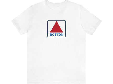 Boston Historical Sign - Soft Unisex Jersey Short Sleeve Tee