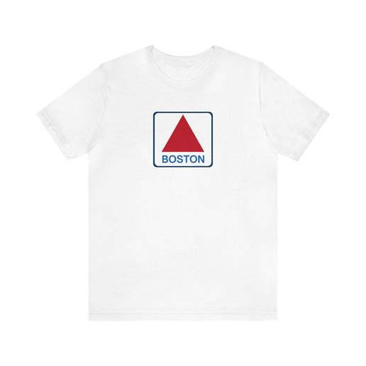 Boston Historical Sign - Soft Unisex Jersey Short Sleeve Tee