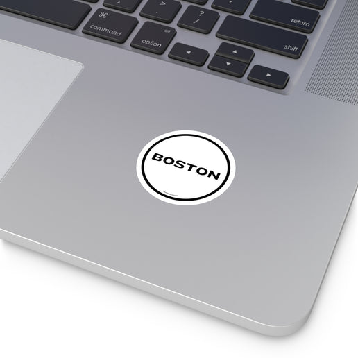 Boston Round Vinyl Stickers (Outdoor/Indoor- 3 sizes)