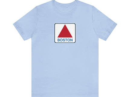 Boston Historical Sign - Soft Unisex Jersey Short Sleeve Tee