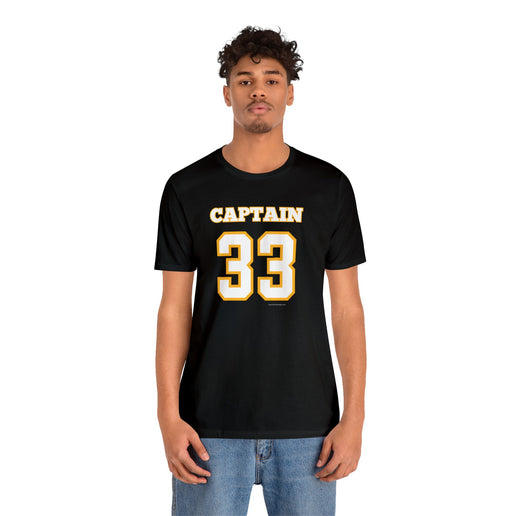 Captain 33 - Soft Unisex Jersey Short Sleeve Tee