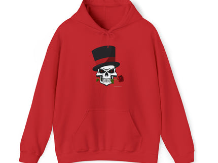 Skull Top Hat Rose - Unisex Heavy Blend™ Hooded Sweatshirt