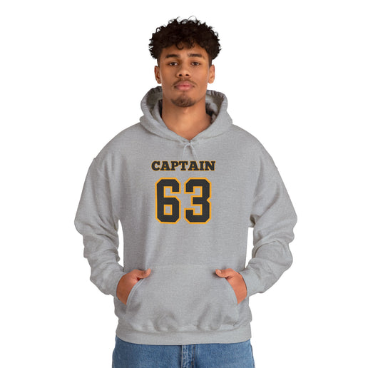 Captain 63 Boston Hockey Marchand - Hoodie Unisex Heavy Blend™ Hooded Sweatshirt