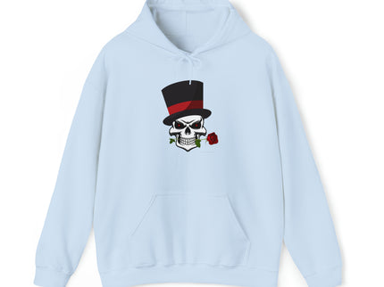 Skull Top Hat Rose - Unisex Heavy Blend™ Hooded Sweatshirt