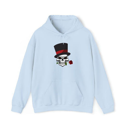 Skull Top Hat Rose - Unisex Heavy Blend™ Hooded Sweatshirt