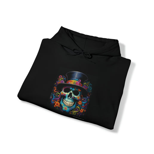 Skull With Hat - Soft Unisex Heavy Blend™ Hooded Sweatshirt