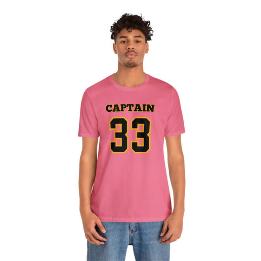 Captain 33 - Soft Unisex Jersey Short Sleeve Tee