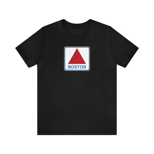 Boston Historical Sign - Soft Unisex Jersey Short Sleeve Tee