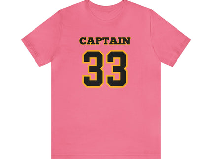 Captain 33 - Soft Unisex Jersey Short Sleeve Tee