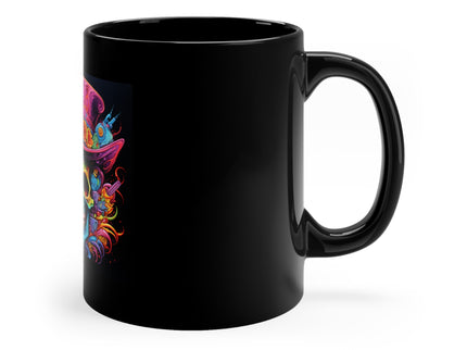 Skulls Colors - 11oz Black Mug