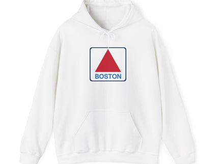Boston Historical Sign - Soft Unisex Heavy Blend™ Hooded Sweatshirt Hoodie