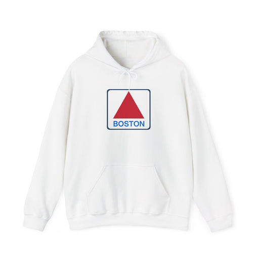 Boston Historical Sign - Soft Unisex Heavy Blend™ Hooded Sweatshirt Hoodie