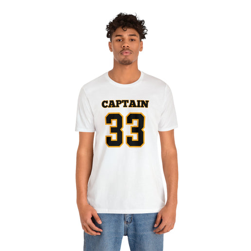 Captain 33 - Soft Unisex Jersey Short Sleeve Tee