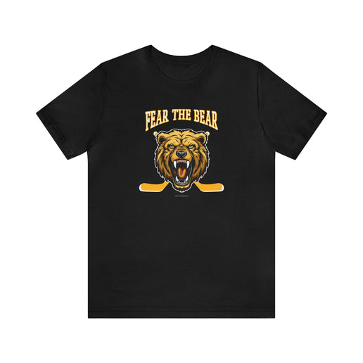 FEAR THE BEAR Hockey - Soft Comfortable Unisex Jersey Short Sleeve Tee