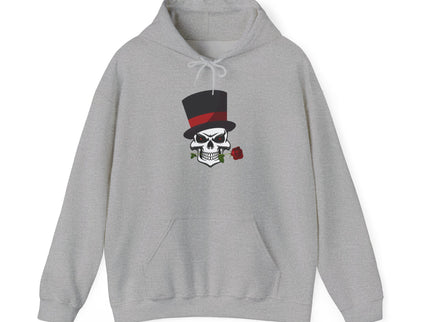Skull Top Hat Rose - Unisex Heavy Blend™ Hooded Sweatshirt