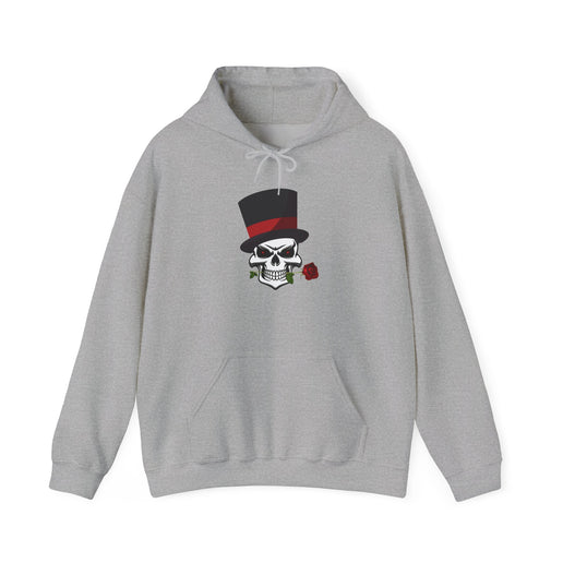 Skull Top Hat Rose - Unisex Heavy Blend™ Hooded Sweatshirt