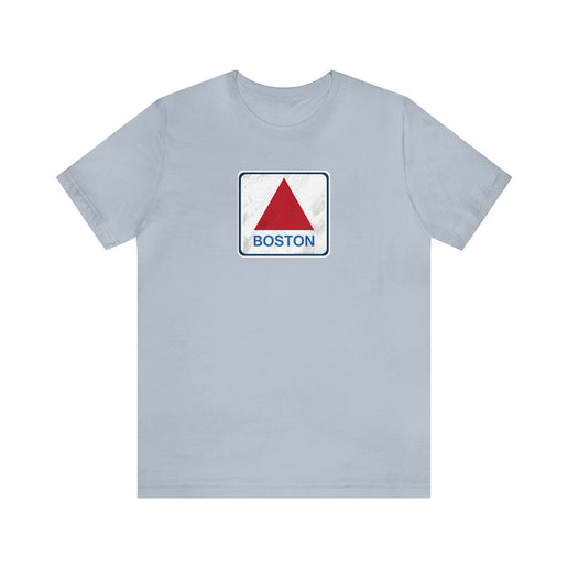 Boston Historical Sign (Distressed version) - Soft Unisex Jersey Short Sleeve Tee