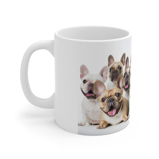 French Bulldog group Ceramic Mug 11oz