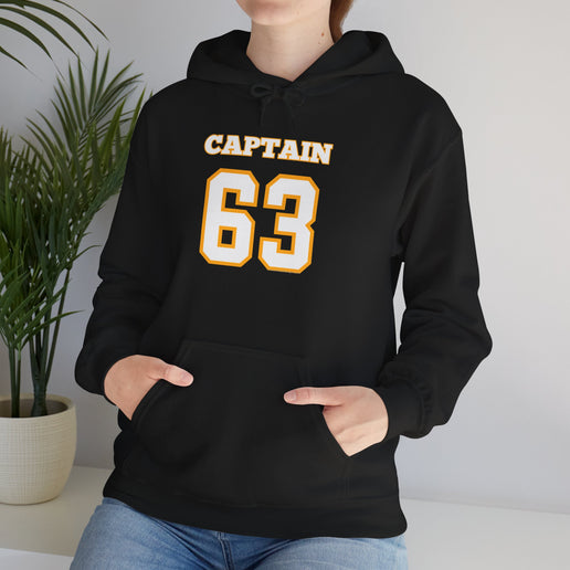 Captain 63 Boston Hockey Marchand - Hoodie Unisex Heavy Blend™ Hooded Sweatshirt