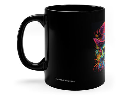 Skulls Colors - 11oz Black Mug