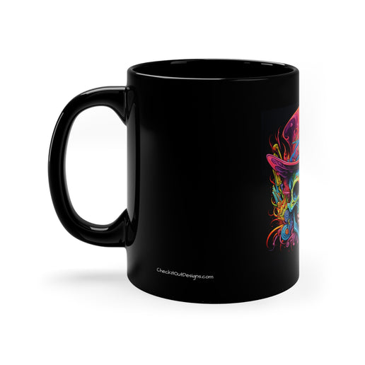 Skulls Colors - 11oz Black Mug