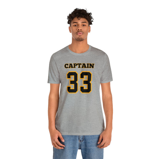 Captain 33 - Soft Unisex Jersey Short Sleeve Tee