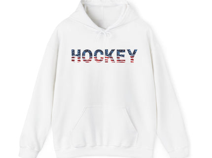 USA HOCKEY American Flag - Unisex Heavy Blend™ Hooded Sweatshirt