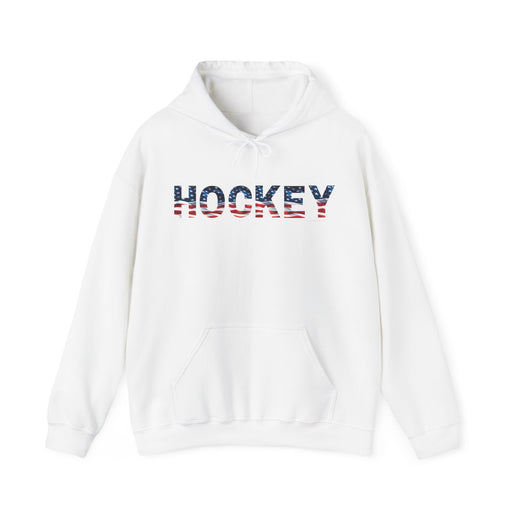 USA HOCKEY American Flag - Unisex Heavy Blend™ Hooded Sweatshirt