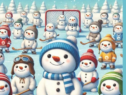 Snowyville: Where Snowmen Come to Life To Play Hockey - Story Book
