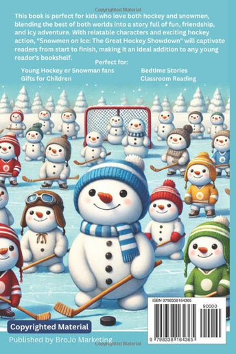 Snowyville: Where Snowmen Come to Life To Play Hockey - Story Book