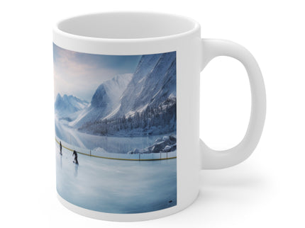 Outdoor ice rink Paradise Ceramic Mug 11oz