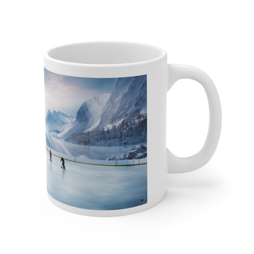 Outdoor ice rink Paradise Ceramic Mug 11oz