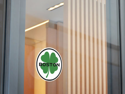 Irish Boston Round Vinyl Stickers (Outdoor/Indoor- 3 sizes)