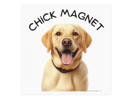 Chick Magnet -  Labrador Retriever - Square Magnet