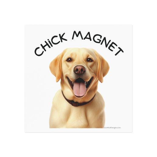 Chick Magnet -  Labrador Retriever - Square Magnet