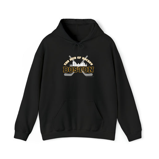 The Hub of Hockey - Boston - Hoodie - Unisex Heavy Blend™ Hooded Sweatshirt