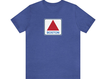 Boston Historical Sign - Soft Unisex Jersey Short Sleeve Tee