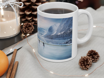 Outdoor ice rink Paradise Ceramic Mug 11oz