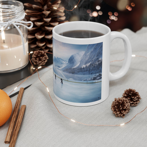 Outdoor ice rink Paradise Ceramic Mug 11oz