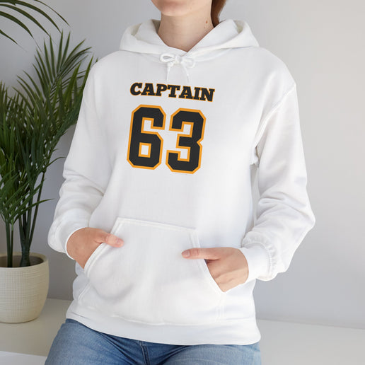 Captain 63 Boston Hockey Marchand - Hoodie Unisex Heavy Blend™ Hooded Sweatshirt