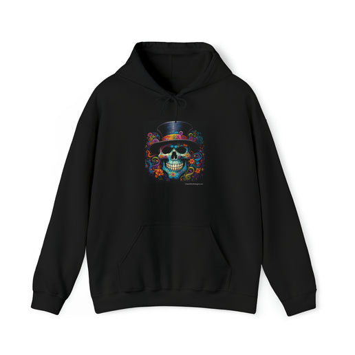 Skull With Hat - Soft Unisex Heavy Blend™ Hooded Sweatshirt