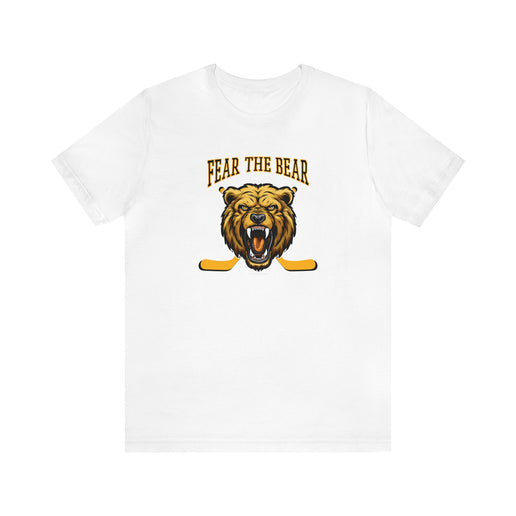 FEAR THE BEAR Hockey - Soft Comfortable Unisex Jersey Short Sleeve Tee