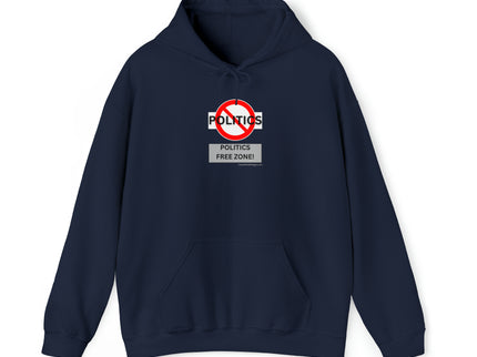 Politics Free Zone - Unisex Heavy Blend™ Hooded Sweatshirt