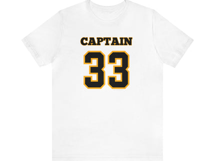Captain 33 - Soft Unisex Jersey Short Sleeve Tee