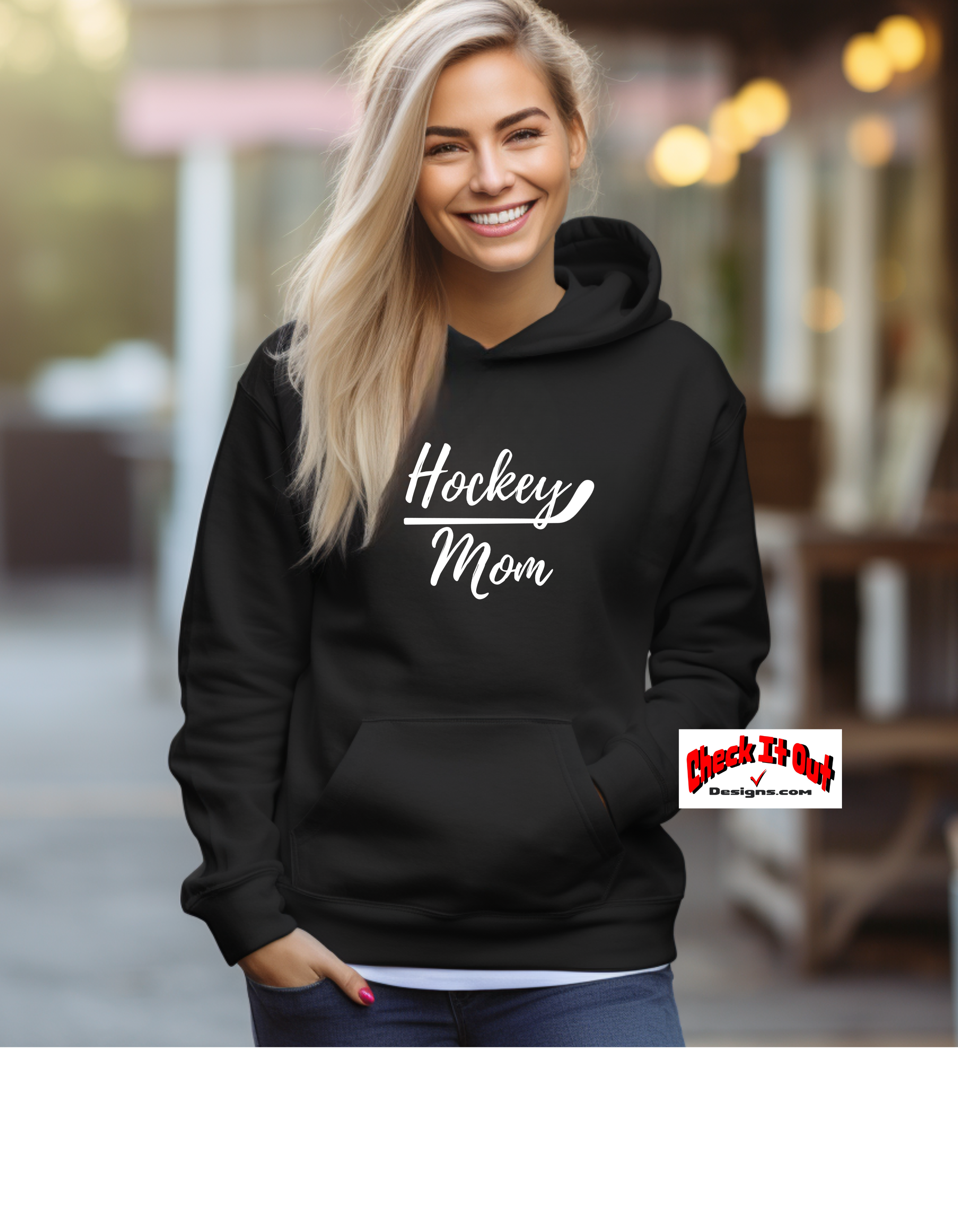 Hockey Mom - Soft comfort Unisex Heavy Blend™ Hooded Sweatshirt –  CheckItOutDesigns