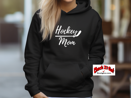 Hockey Mom - Soft comfort Unisex Heavy Blend™ Hooded Sweatshirt