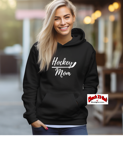 Hockey Mom - Soft comfort Unisex Heavy Blend™ Hooded Sweatshirt