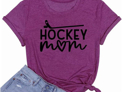 Qrupoad Hockey is My Favorite Season T Shirt Women Ice Hockey Player Gift Shirts Summal Casual Graphic Tees Tops